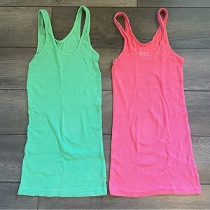 Pink and Green Tank Bundle